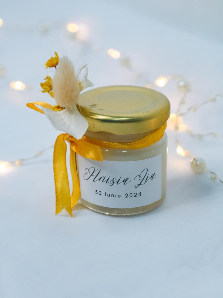 Marturii Botez lumanare Borcanel 55g - imagine 5